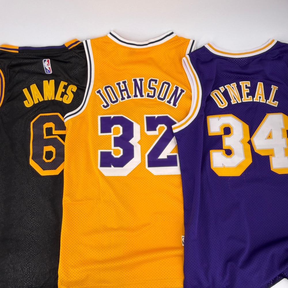 Mitchell & Ness Shaq O'Neal Lakers Jersey Hardwood Classics 90s Men Large Purple